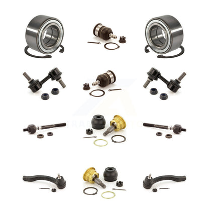 Bearing Upper Lower Ball Joint Outer Inner Tie Rod & Sway Bar Link Front Kit For