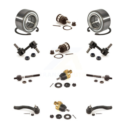 Bearing Upper Lower Ball Joint Outer Inner Tie Rod & Sway Bar Link Front Kit For