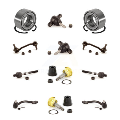 Bearing Upper Lower Ball Joint Outer Inner Tie Rod & Sway Bar Link Front Kit For