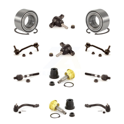 Bearing Upper Lower Ball Joint Outer Inner Tie Rod & Sway Bar Link Front Kit For