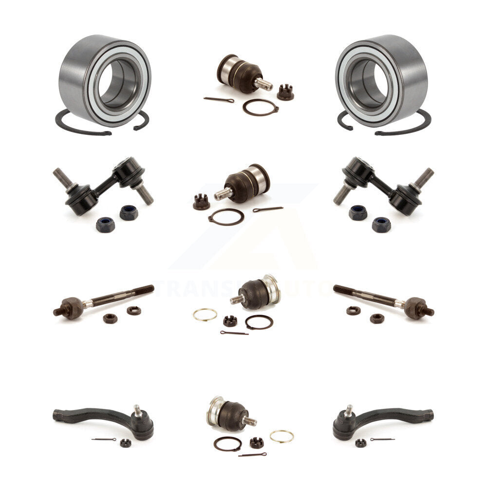Bearing Upper Lower Ball Joint Outer Inner Tie Rod Link Front Kit For Honda CR-V