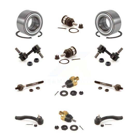 Bearing Upper Lower Ball Joint Outer Inner Tie Rod Link Front Kit For Honda CR-V