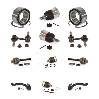Bearing Upper Lower Ball Joint Outer Inner Tie Rod & Link Front Kit For Acura TL