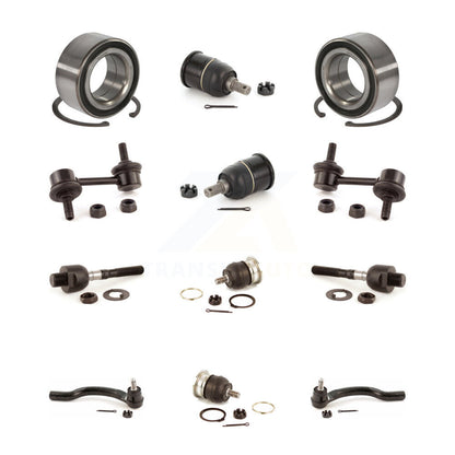 Bearing Upper Lower Ball Joint Outer Inner Tie Rod & Sway Bar Link Front Kit For