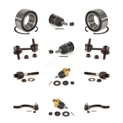 Bearing Upper Lower Ball Joint Outer Inner Tie Rod & Sway Bar Link Front Kit For
