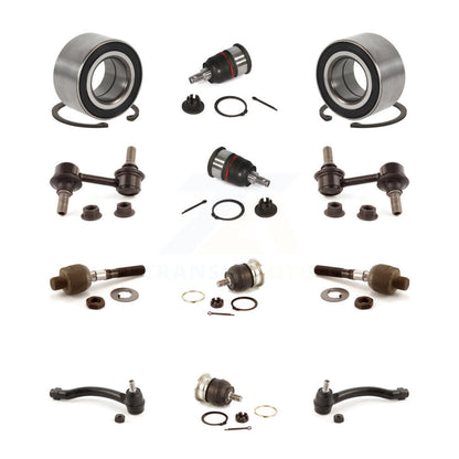 Bearing Upper Lower Ball Joint Outer Inner Tie Rod & Link Front Kit For Acura TL