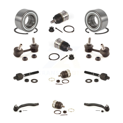 Bearing Upper Lower Ball Joint Outer Inner Tie Rod Link Front Kit (12Pc) For TL
