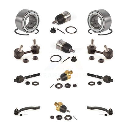 Bearing Upper Lower Ball Joint Outer Inner Tie Rod Link Front Kit (12Pc) For TL