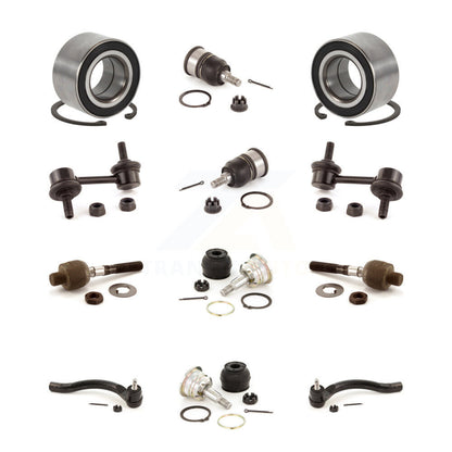 Bearing Upper Lower Ball Joint Outer Inner Tie Rod Link Front Kit (12Pc) For TSX