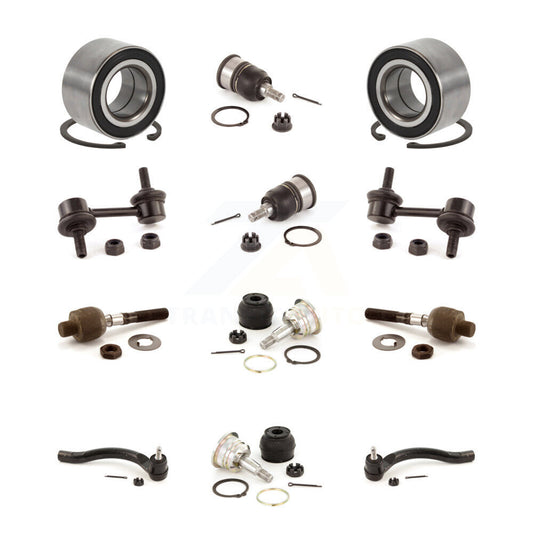 Bearing Upper Lower Ball Joint Outer Inner Tie Rod Link Front Kit (12Pc) For TSX