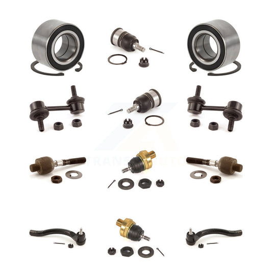 Bearing Upper Lower Ball Joint Outer Inner Tie Rod Link Front Kit (12Pc) For TSX