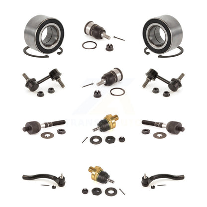 Bearing Upper Lower Ball Joint Outer Inner Tie Rod & Sway Bar Link Front Kit For