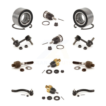Bearing Upper Lower Ball Joint Outer Inner Tie Rod & Sway Bar Link Front Kit For