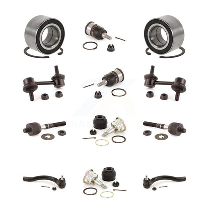 Bearing Upper Lower Ball Joint Outer Inner Tie Rod & Sway Bar Link Front Kit For