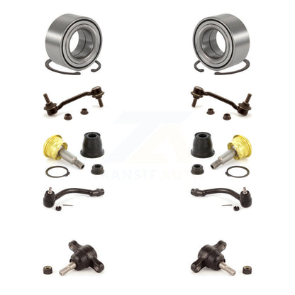 Bearing Upper Lower Ball Joint Outer Tie Rod & Link Front Kit For Hyundai Sonata
