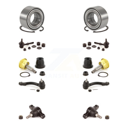 Bearing Upper Lower Ball Joint Outer Tie Rod & Link Front Kit (10Pc) For Hyundai
