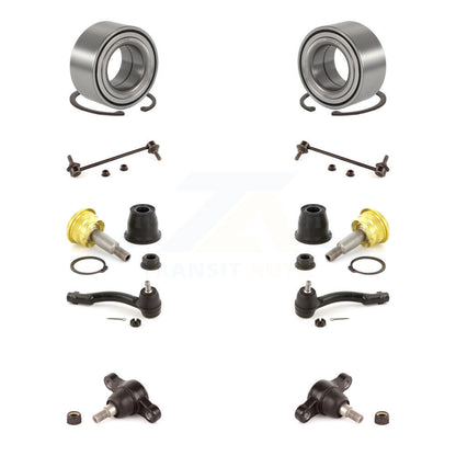 Wheel Bearing Upper Lower Ball Joint Outer Tie Rod Link Front Kit For Kia Optima