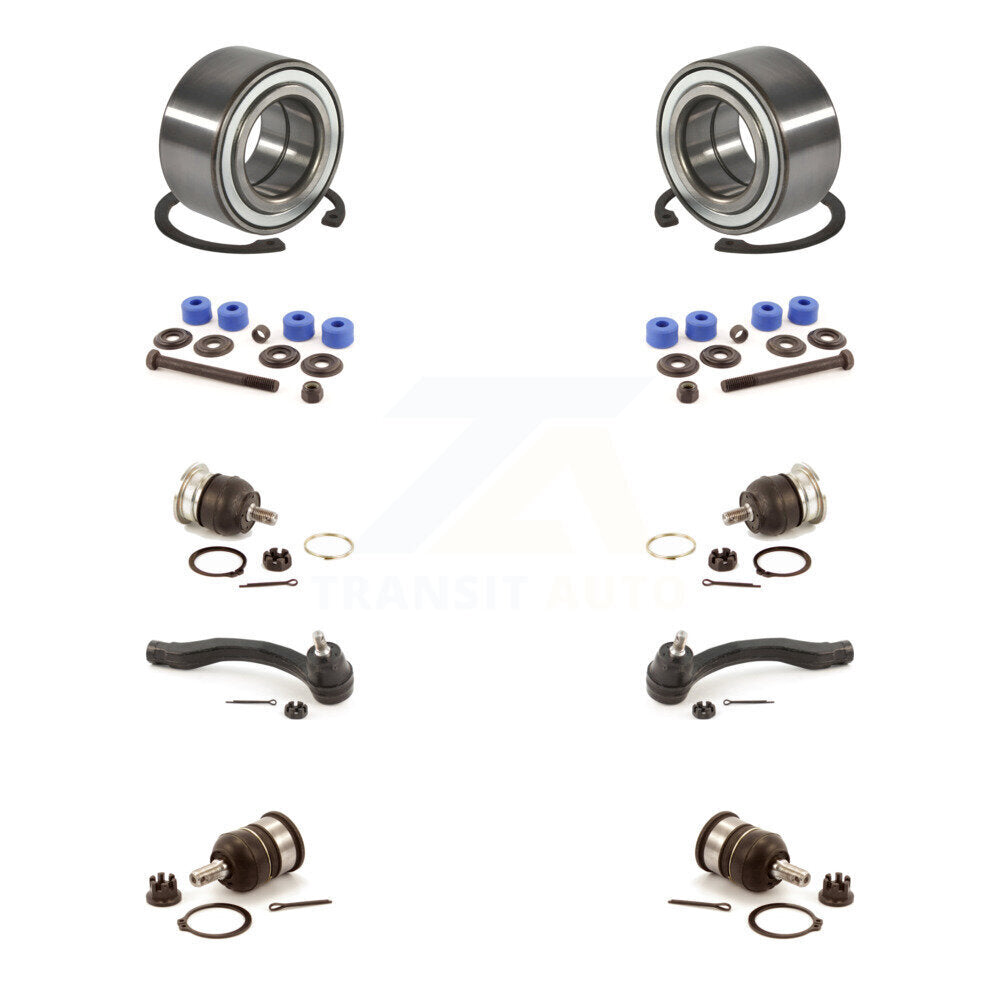 Bearing Upper Lower Ball Joint Outer Tie Rod & Link Front Kit For Acura Integra