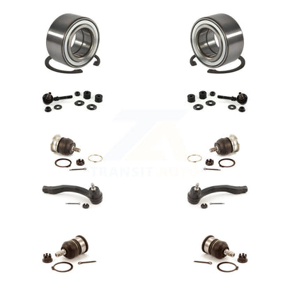 Bearing Upper Lower Ball Joint Outer Tie Rod Link Front Kit (10Pc) For Acura del