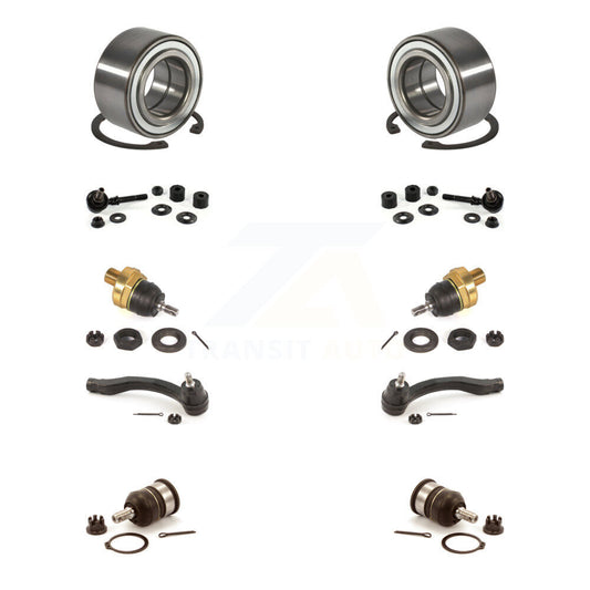 Bearing Upper Lower Ball Joint Outer Tie Rod Link Front Kit (10Pc) For Acura EL