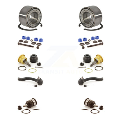 Bearing Upper Lower Ball Joint Outer Tie Rod End Link Front Kit For Honda Civic