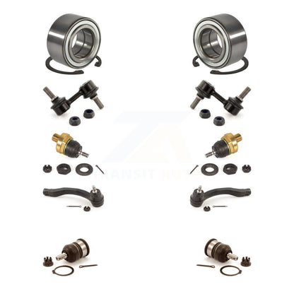 Bearing Upper Lower Ball Joint Outer Tie Rod & Link Front Kit For Honda Civic Si