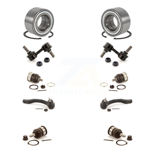Bearing Upper Lower Ball Joint Outer Tie Rod Link Front Kit For 97-01 Honda CR-V