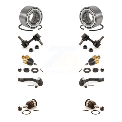 Bearing Upper Lower Ball Joint Outer Tie Rod Link Front Kit For 97-01 Honda CR-V