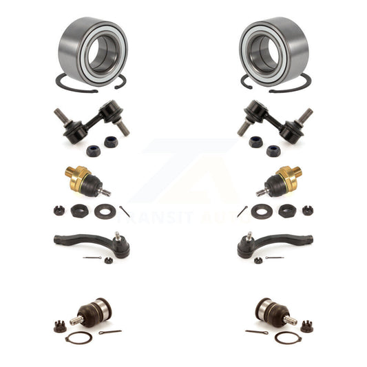 Bearing Upper Lower Ball Joint Outer Tie Rod Link Front Kit For 97-01 Honda CR-V