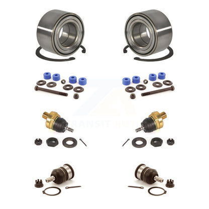 Wheel Bearing Upper Lower Ball Joint And Sway Bar Link Front Kit For Honda Civic
