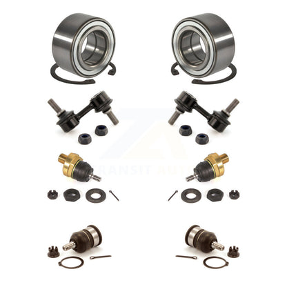 Wheel Bearing Upper Lower Ball Joint Link Front Kit For 1999-2000 Honda Civic Si