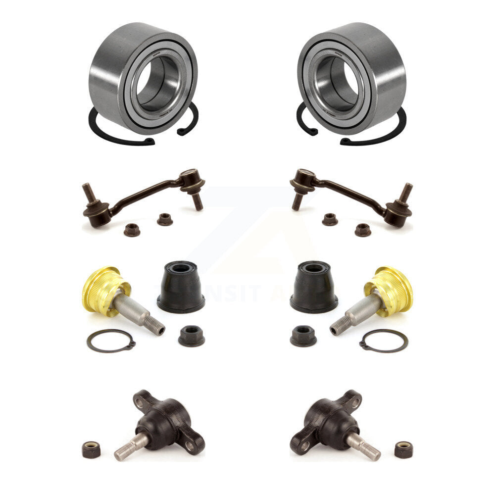 Wheel Bearing Upper Lower Ball Joint Link Front Kit For Hyundai Azera Kia Amanti