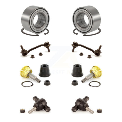 Wheel Bearing Upper Lower Ball Joint Link Front Kit For 2006-2010 Hyundai Sonata