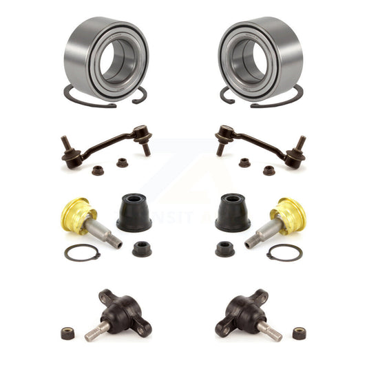 Wheel Bearing Upper Lower Ball Joint Link Front Kit For 2006-2010 Hyundai Sonata