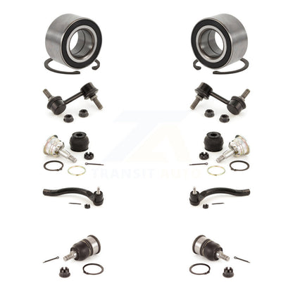 Bearing Upper Lower Ball Joint Outer Tie Rod End Link Front Kit For Honda Accord