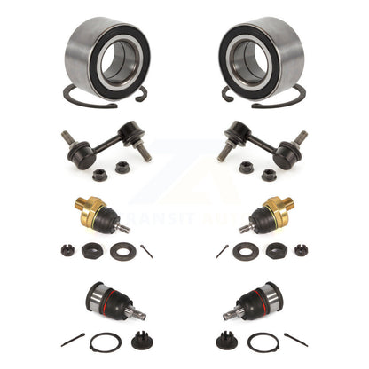Wheel Bearing Upper Lower Ball Joint Link Front Kit (8Pc) For 2004-2006 Acura TL