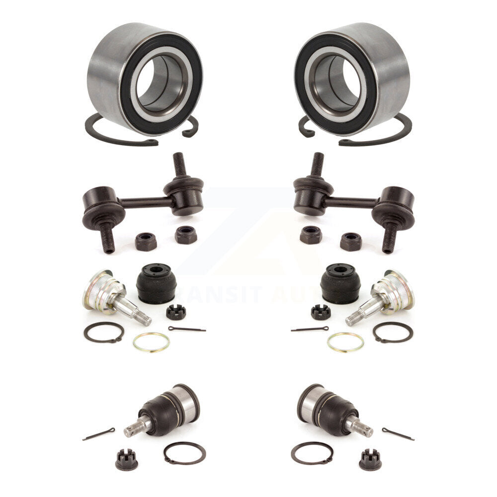 Bearing Upper Lower Ball Joint & Link Front Kit (8Pc) For Honda Accord Acura TSX
