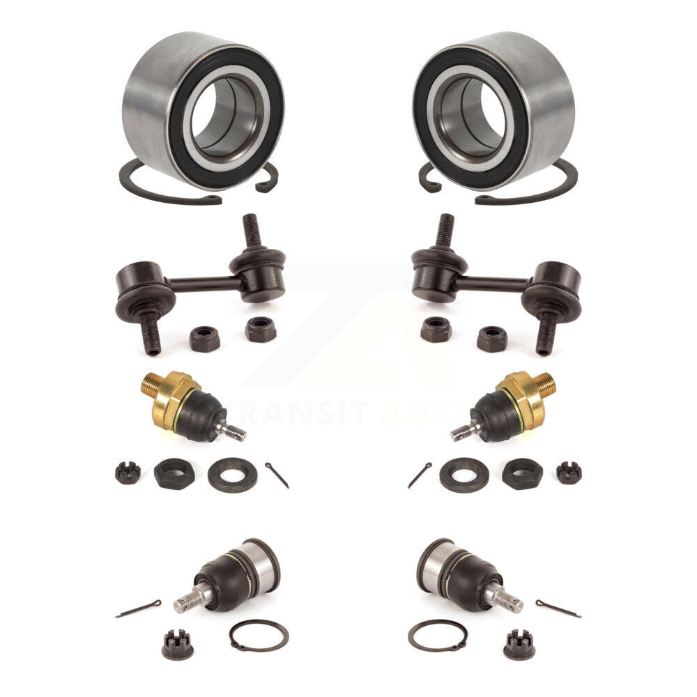 Bearing Upper Lower Ball Joint & Link Front Kit (8Pc) For Honda Accord Acura TSX