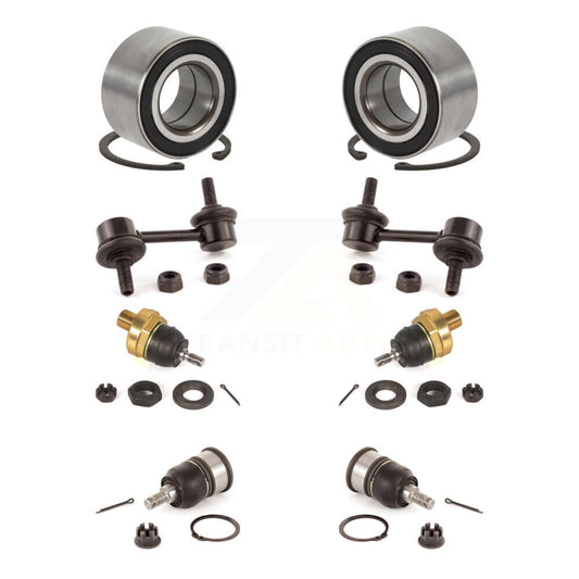 Bearing Upper Lower Ball Joint & Link Front Kit (8Pc) For Honda Accord Acura TSX