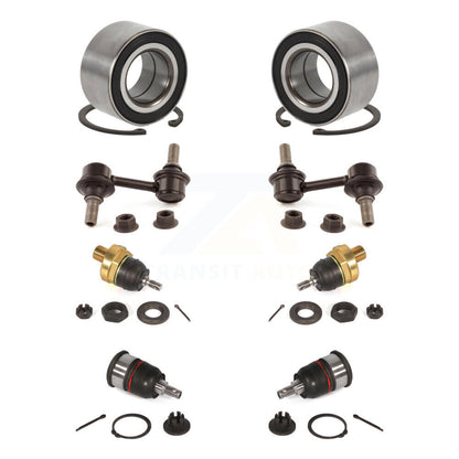 Wheel Bearing Upper Lower Ball Joint Link Front Kit (8Pc) For 2007-2008 Acura TL