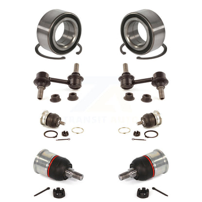 Wheel Bearing Upper Lower Ball Joint Link Front Kit (8Pc) For 2009-2014 Acura TL