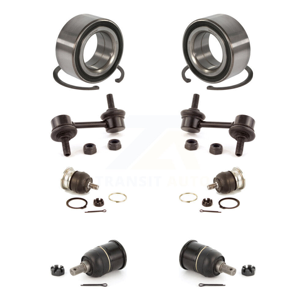 Bearing Upper Lower Ball Joint & Link Front Kit (8Pc) For Honda Accord Acura TSX