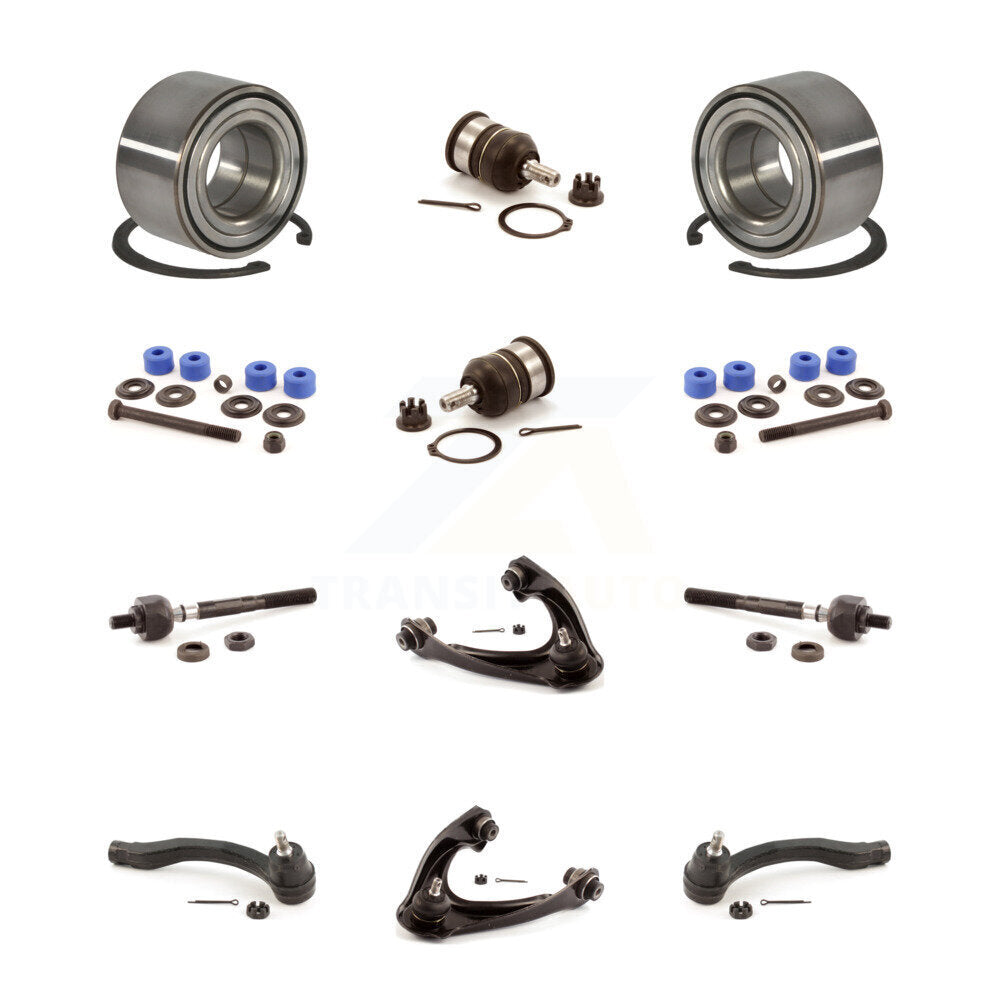 Wheel Upper Control Arm Lower Ball Joint Outer Inner Tie Rod Link Front Kit For