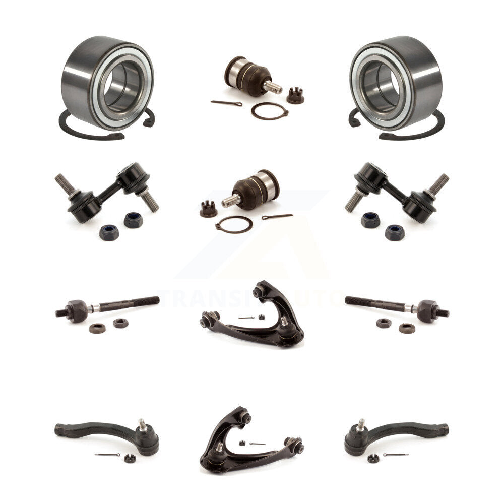 Wheel Upper Control Arm Lower Ball Joint Outer Inner Tie Rod Link Front Kit For