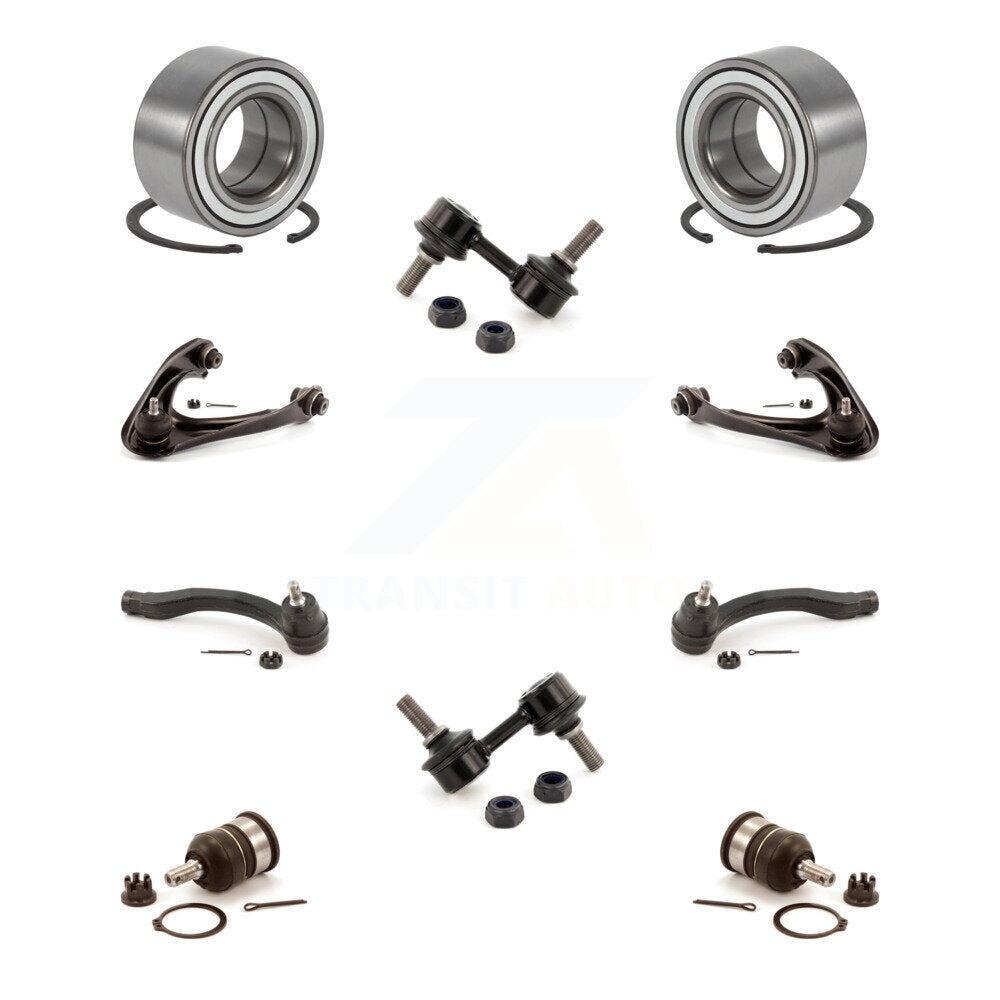 Bearing Upper Arm Lower Ball Joint Outer Tie Rod & Link Front Kit For Honda CR-V