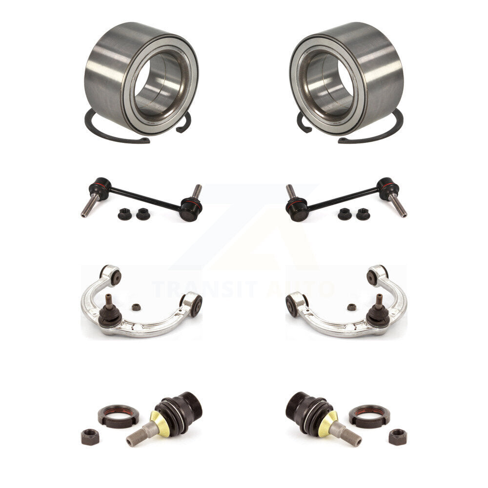 Bearing Lower Ball Joint Upper Arm Link Front Kit (8Pc) For Mercedes-Benz ML350