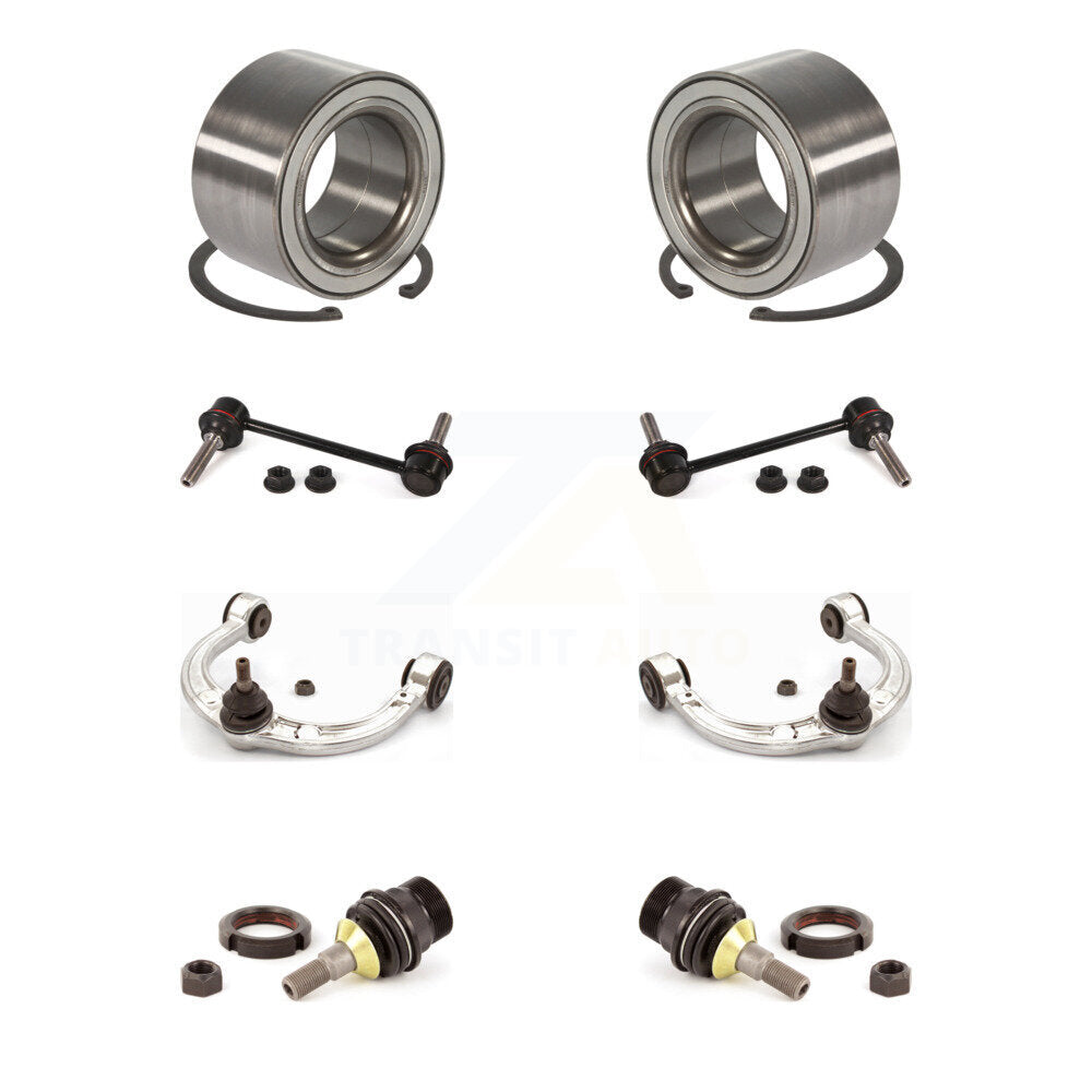 Bearing Lower Ball Joint Upper Arm Link Front Kit (8Pc) For Mercedes-Benz GL350