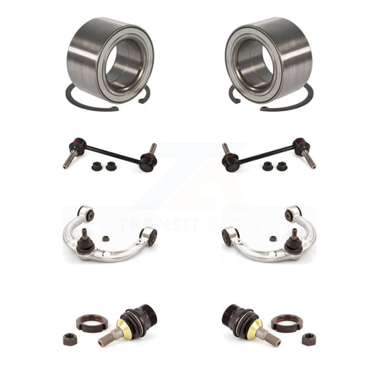 Bearing Lower Ball Joint Upper Arm Link Front Kit (8Pc) For Mercedes-Benz GL350