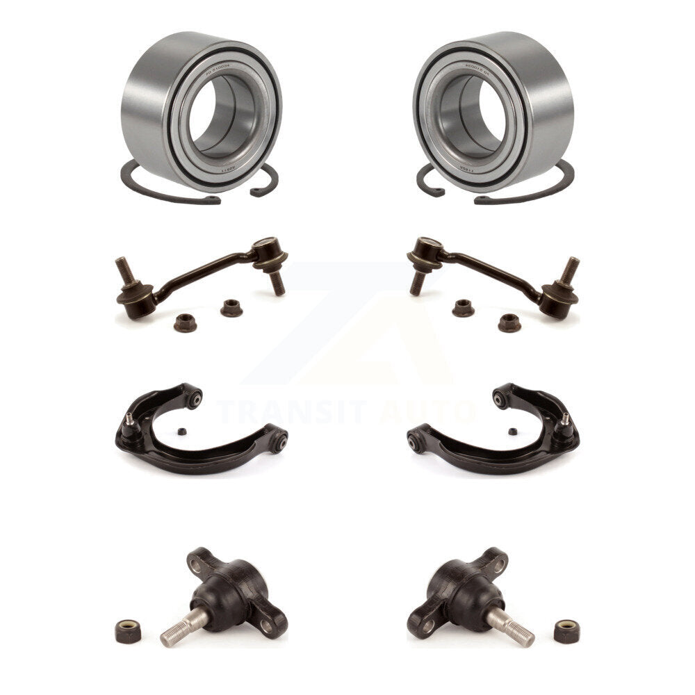 Bearing Lower Ball Joint Upper Arm Link Front Kit (8Pc) For 06-10 Hyundai Sonata