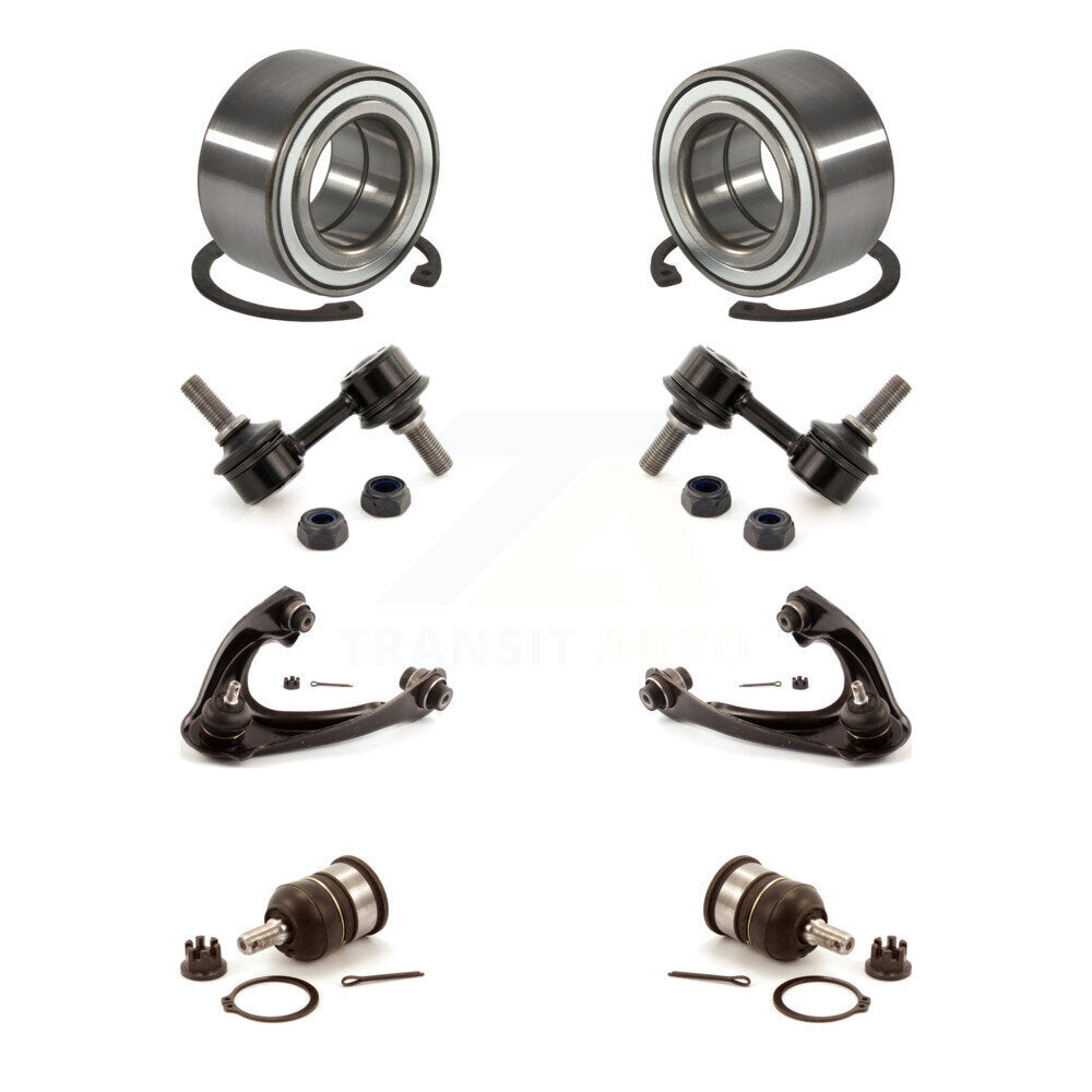 Bearing Lower Ball Joint Upper Control Arm Link Front Kit (8Pc) For Honda Civic